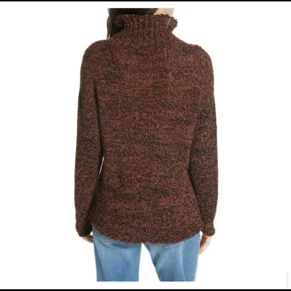 Eileen Fisher Marled Organic Cotton Blend Sweater - Picture 2 of 9